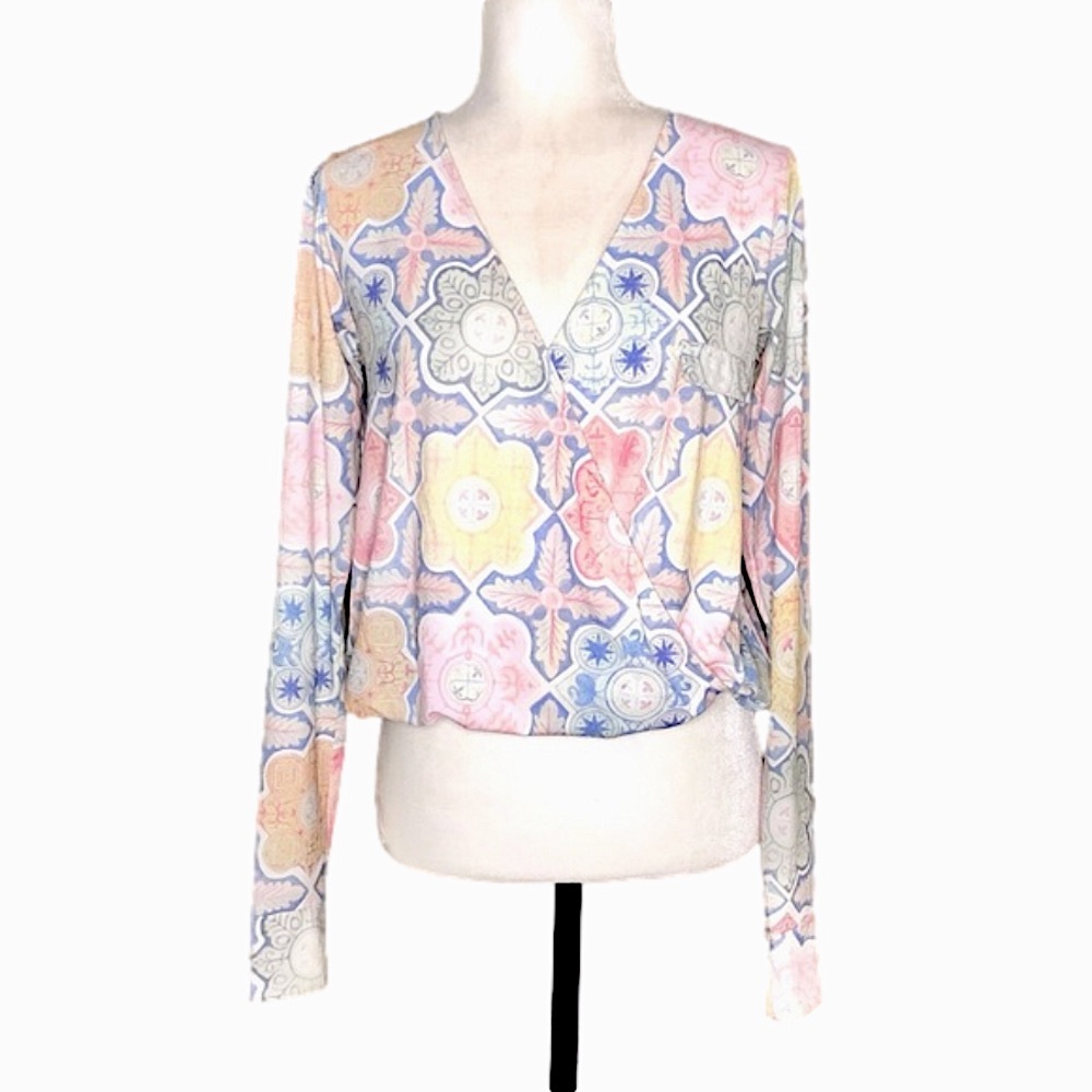 For Love & Lemons Ole Mayan Mosaic top